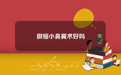 做缩小鼻翼术好吗