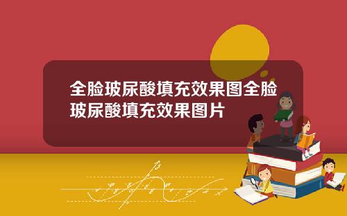 全脸玻尿酸填充效果图全脸玻尿酸填充效果图片