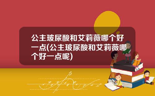 公主玻尿酸和艾莉薇哪个好一点(公主玻尿酸和艾莉薇哪个好一点呢)