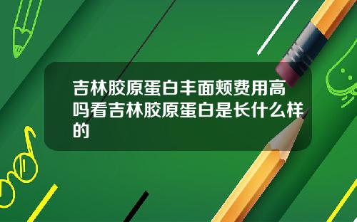 吉林胶原蛋白丰面颊费用高吗看吉林胶原蛋白是长什么样的