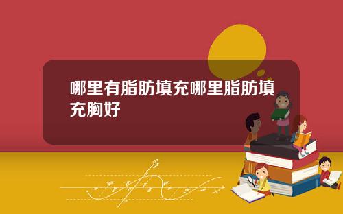 哪里有脂肪填充哪里脂肪填充胸好