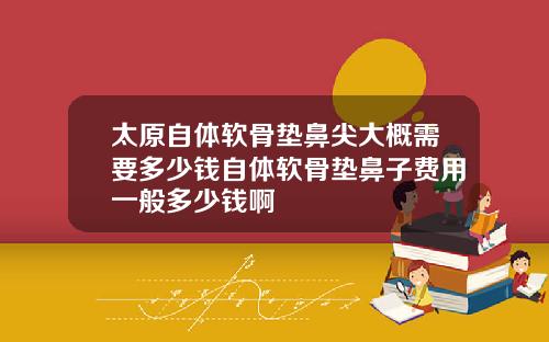 太原自体软骨垫鼻尖大概需要多少钱自体软骨垫鼻子费用一般多少钱啊