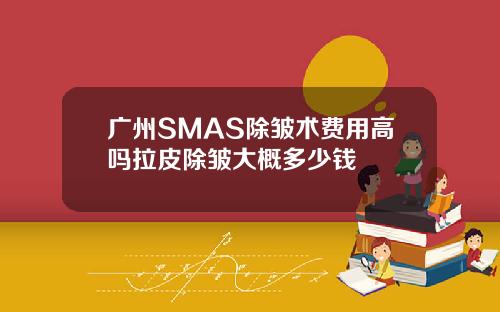 广州SMAS除皱术费用高吗拉皮除皱大概多少钱