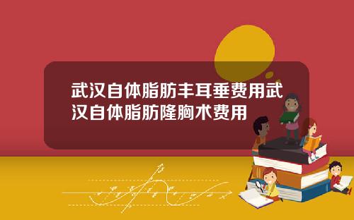 武汉自体脂肪丰耳垂费用武汉自体脂肪隆胸术费用