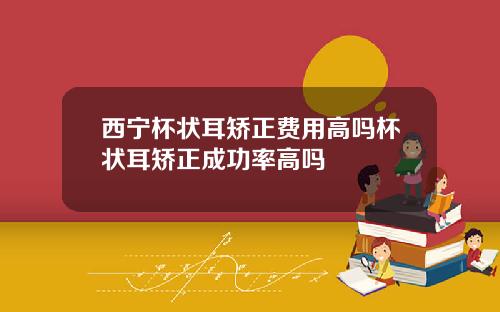 西宁杯状耳矫正费用高吗杯状耳矫正成功率高吗
