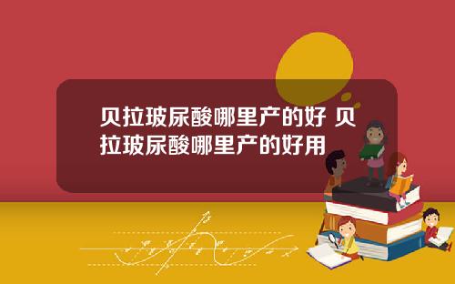 贝拉玻尿酸哪里产的好 贝拉玻尿酸哪里产的好用