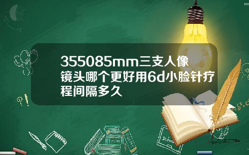 355085mm三支人像镜头哪个更好用6d小脸针疗程间隔多久